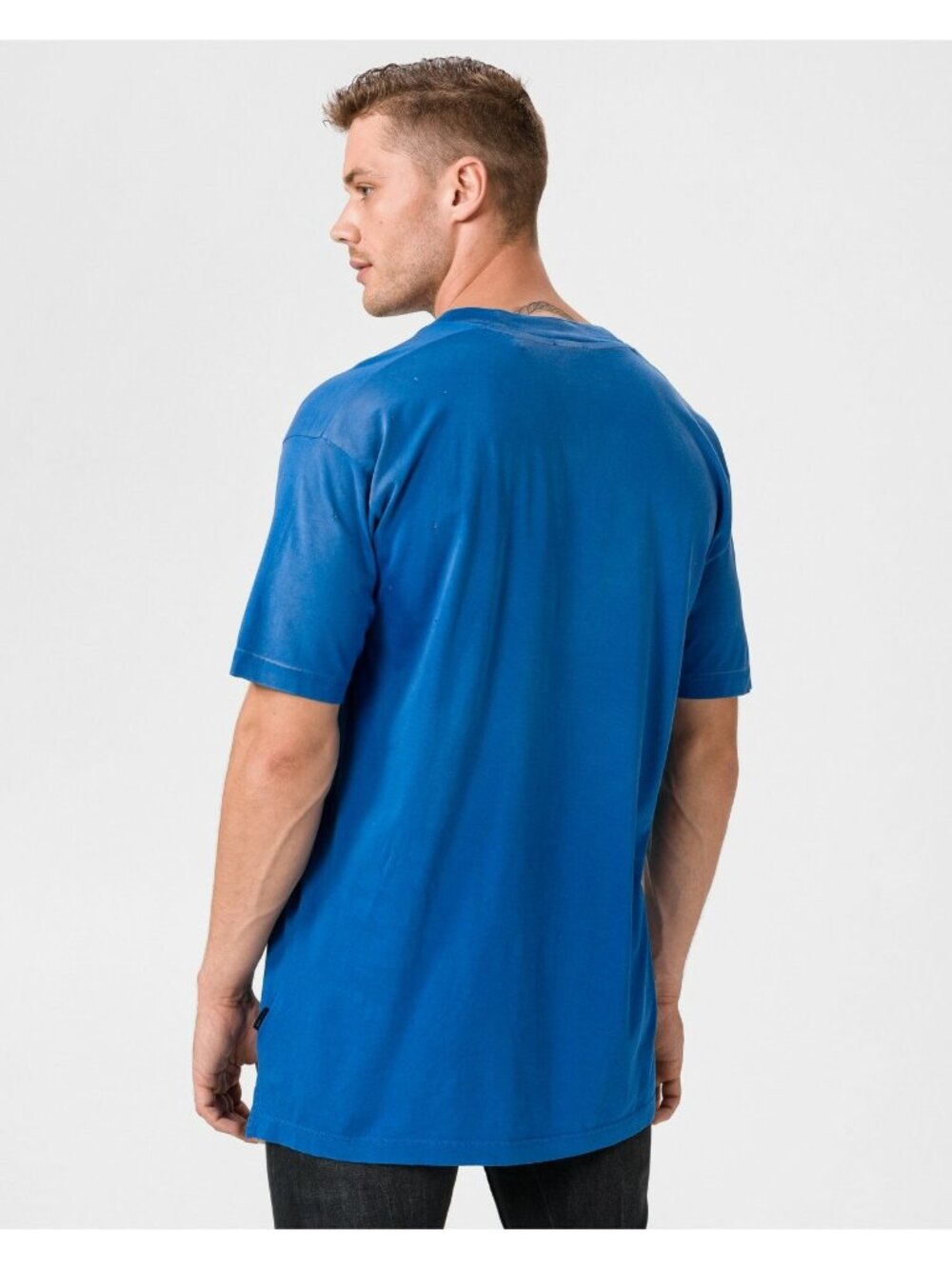 Diesel Men's T-Gila Blue Perforated Oversized T-Shirt Sz M NWT - Picture 8 of 12